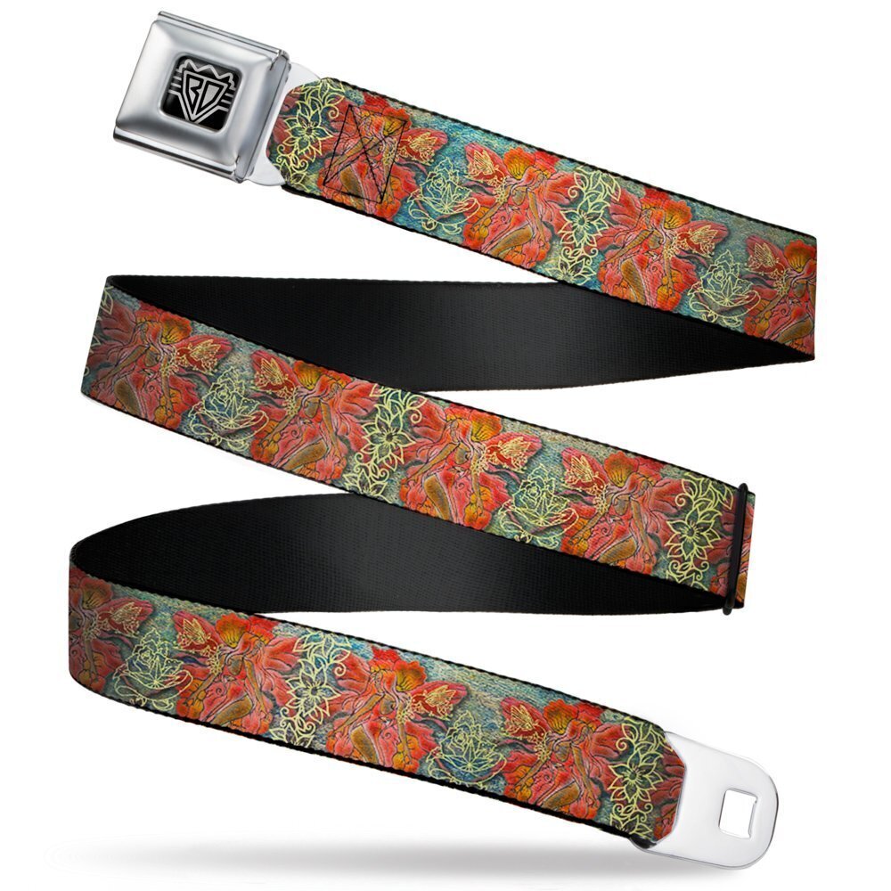 9915 Seatbelt Belt - TJ-Andrea Red Fairy 3 - 1.0" Wide - 20-36 Inches in